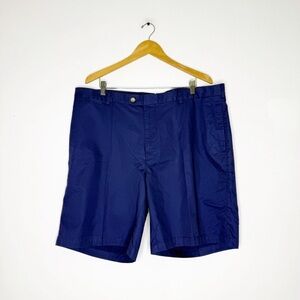 Peter Millar Men’s Classic Fit Navy Chino Shorts Size 42 MS41 B50 100% Cotton
